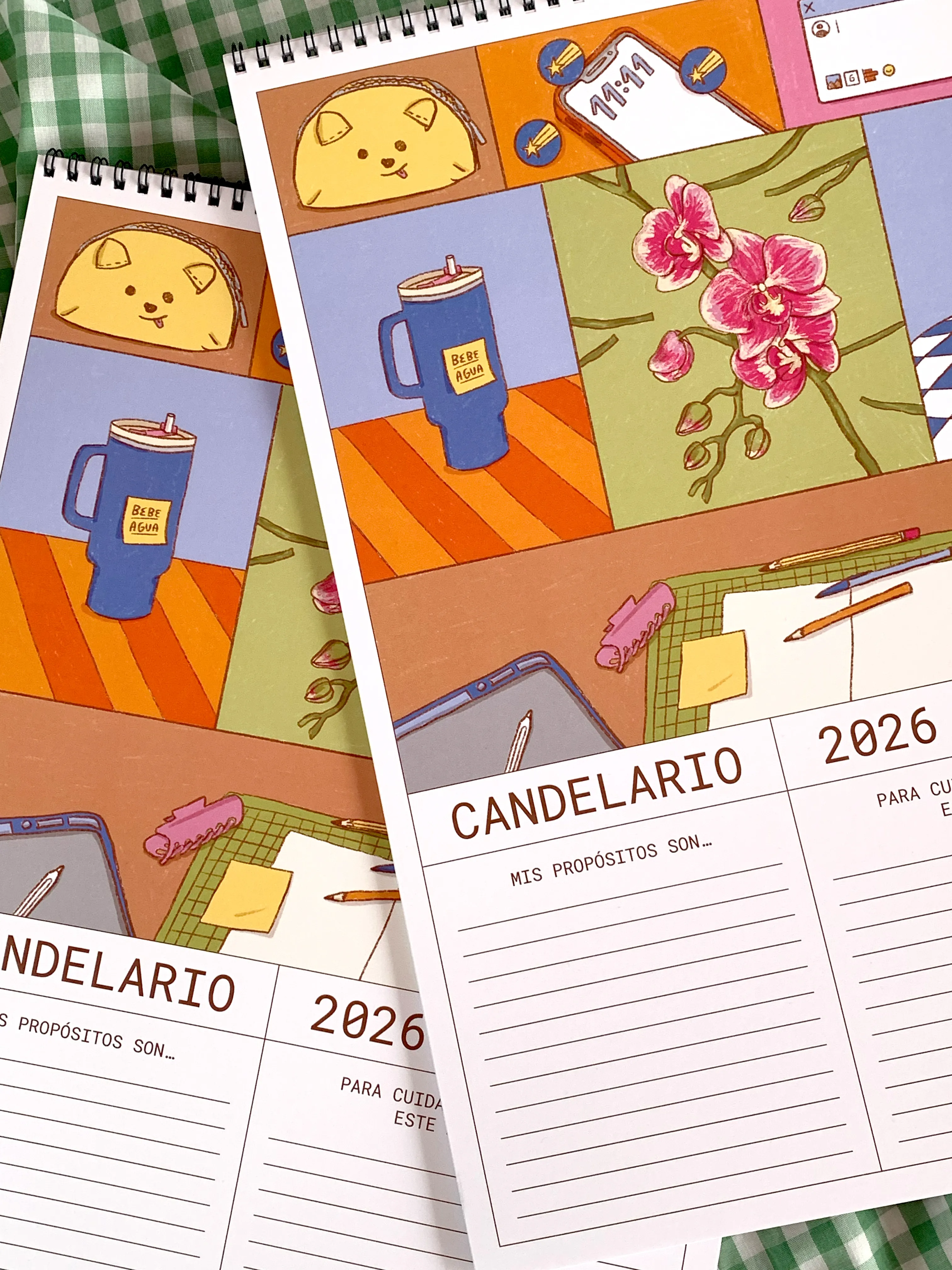 Dos calendarios Candelario listos para compartir o regalar